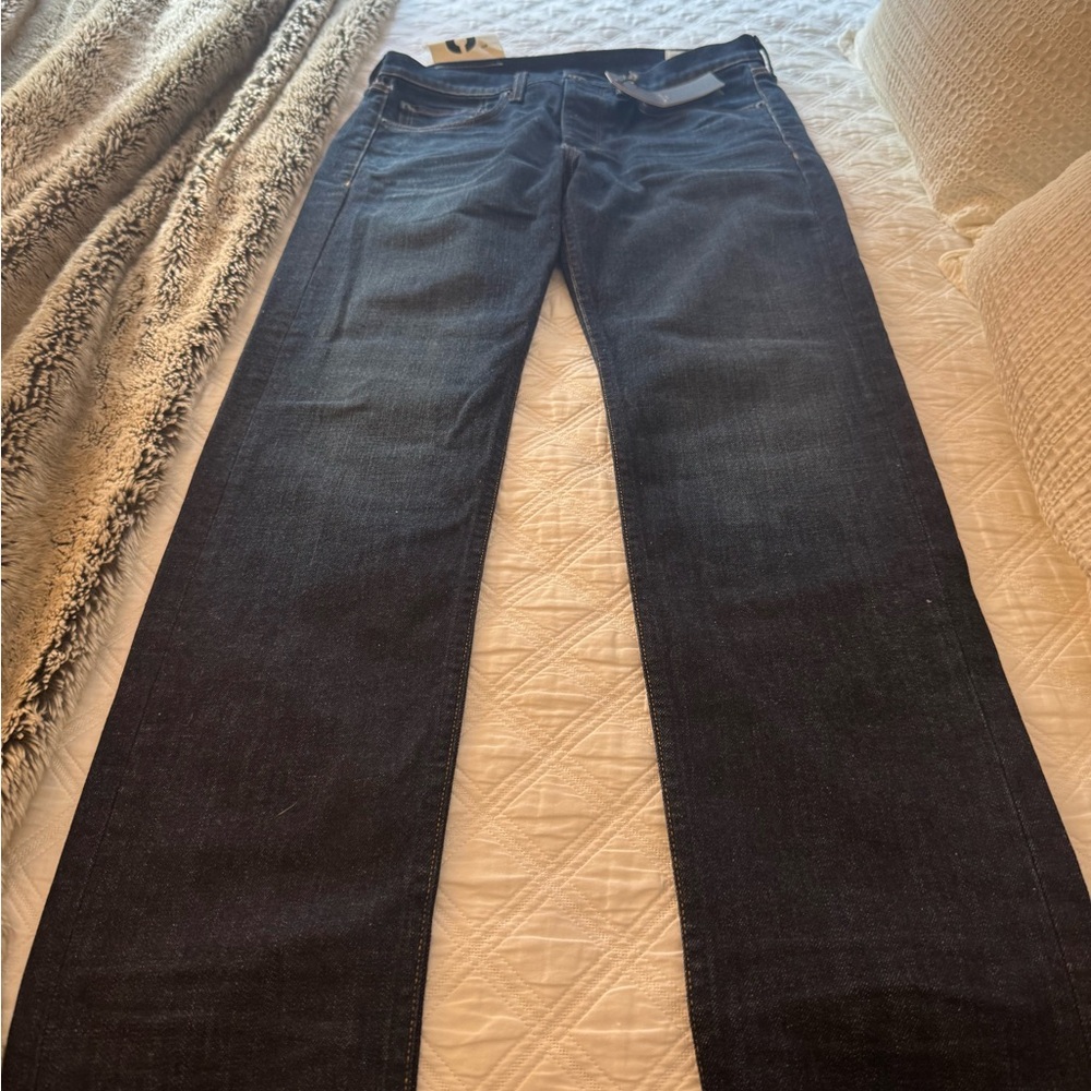 Men's Straight Fit Jeans in Dark Indigo